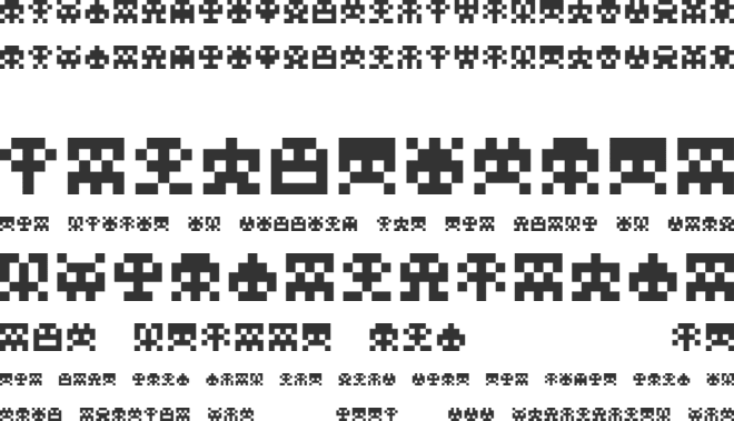Scumskullz font preview