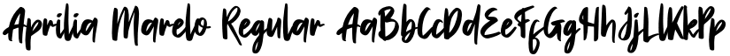 Aprilia Marelo Regular font