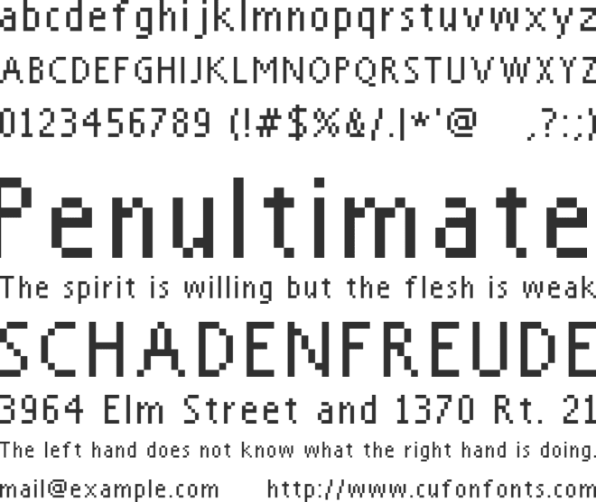 Everyday font preview