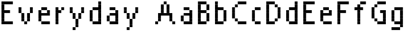 Everyday font