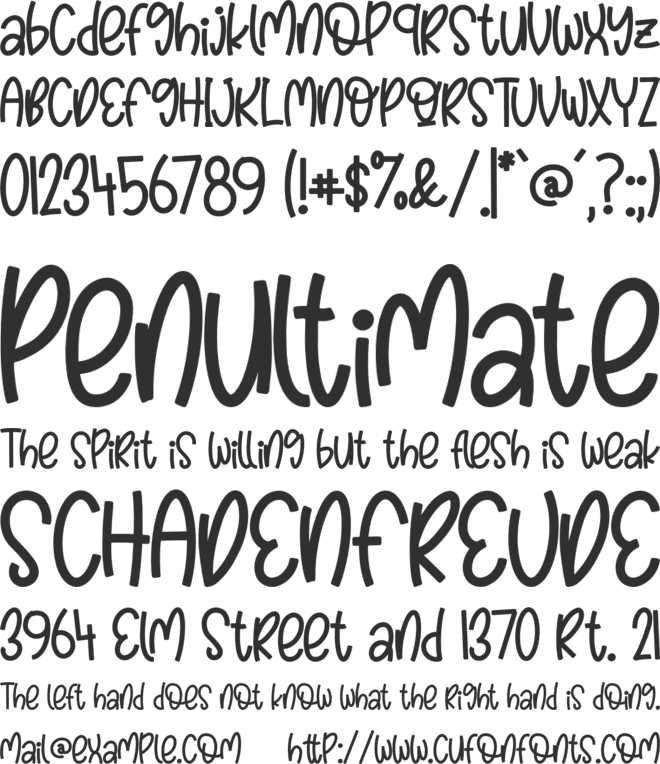 Tomcat Likely font preview