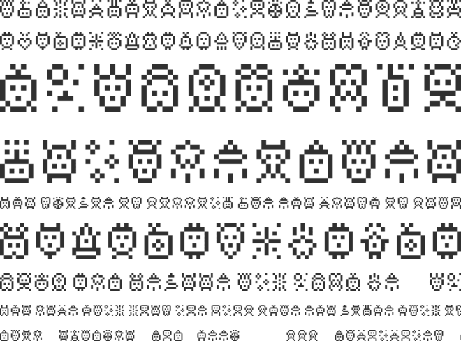 Spacy Stuff font preview
