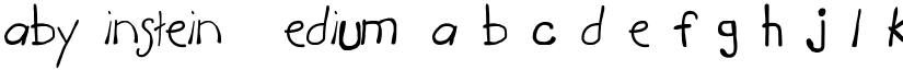 BabyEinstein9 Medium font