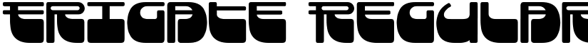 Frigate Regular font