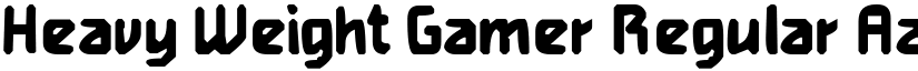 Heavy Weight Gamer Regular font