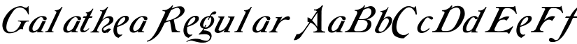 Galathea font download