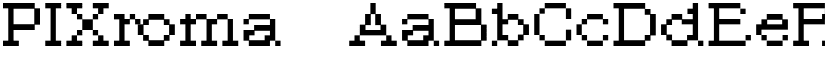 PIXroma_8 font download