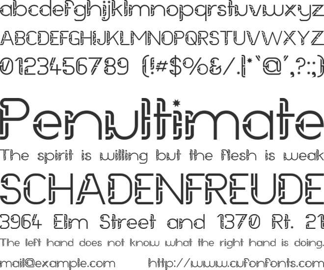 Future Sallow font preview