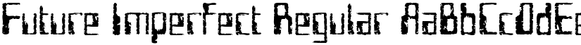 Future Imperfect Regular font