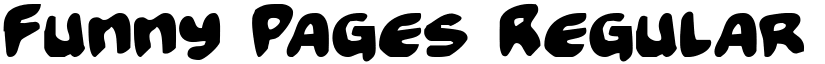 Funny Pages Regular font