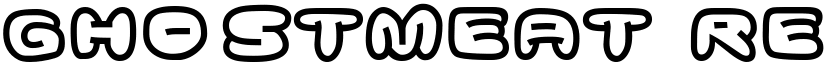 Ghostmeat Regular font