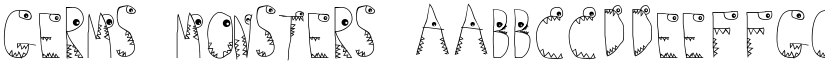 Germs Monsters font