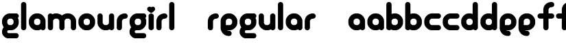 Glamourgirl Regular font