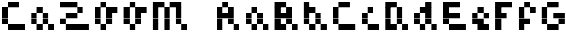 CaZOOM font