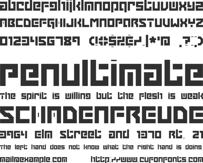 Grapple BRK font preview