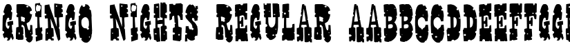 Gringo Nights font download