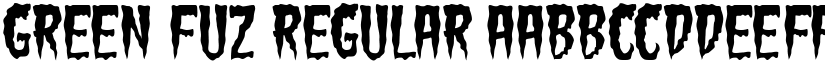 Green Fuz font download