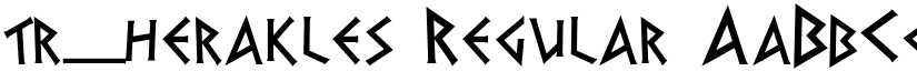 tr_herakles Regular font