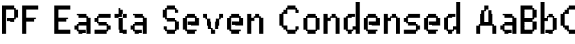 PF Easta Seven Condensed font