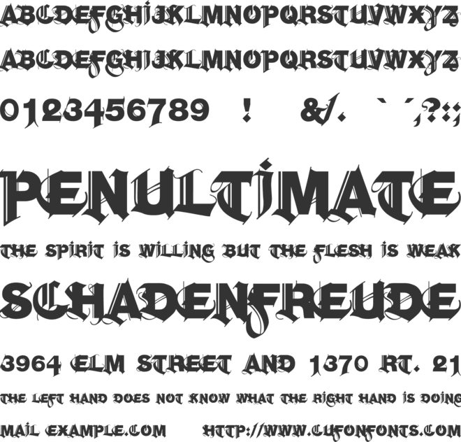 Hel Grotesk Gothiq font preview