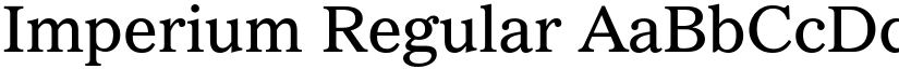 Imperium Regular font