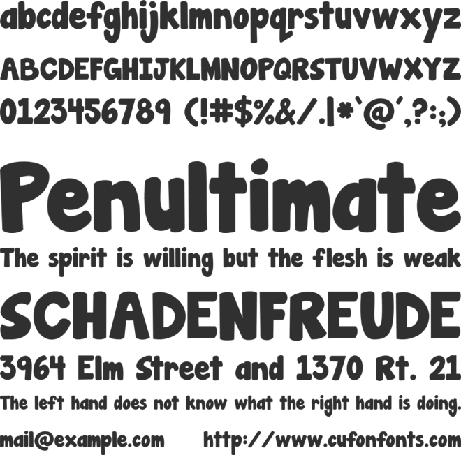 Janda Manatee Solid font preview