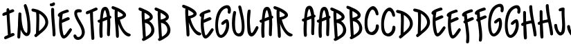 IndieStar BB Regular font