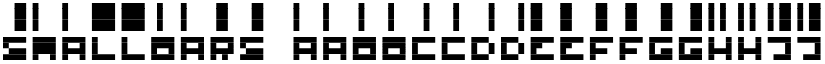 SmallBars font download