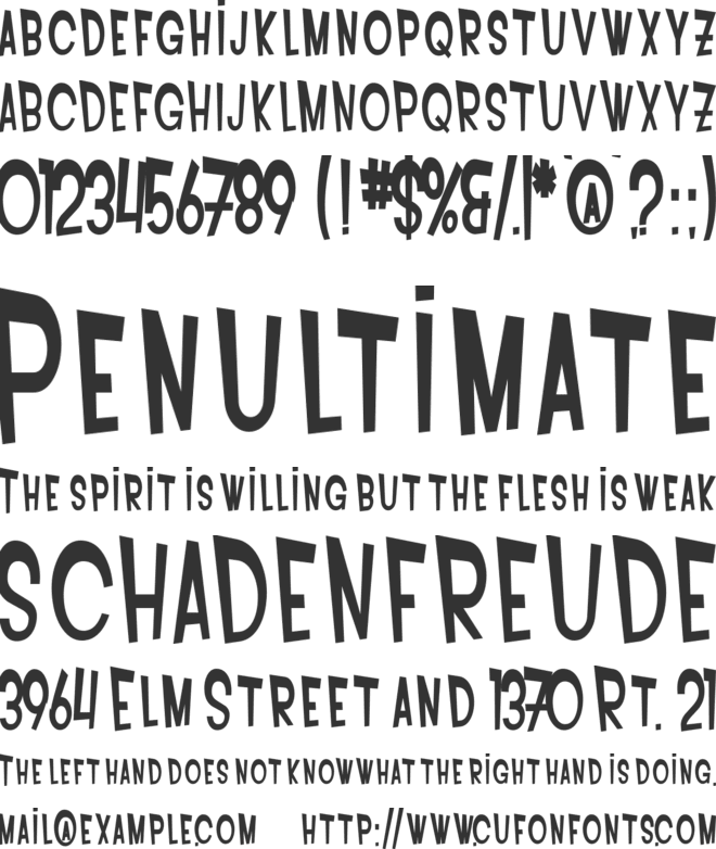 PCLifeIntoxBld font preview