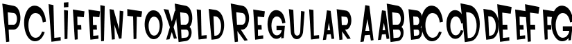 PCLifeIntoxBld font download