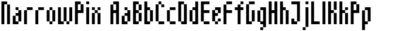 NarrowPix font