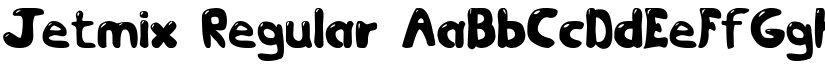 Jetmix Regular font