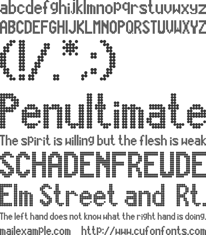 Marcopolo 13x9 font preview