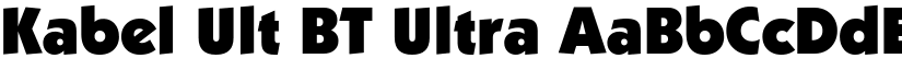 Kabel Ult BT Ultra font