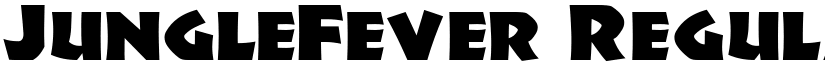 JungleFever Regular font