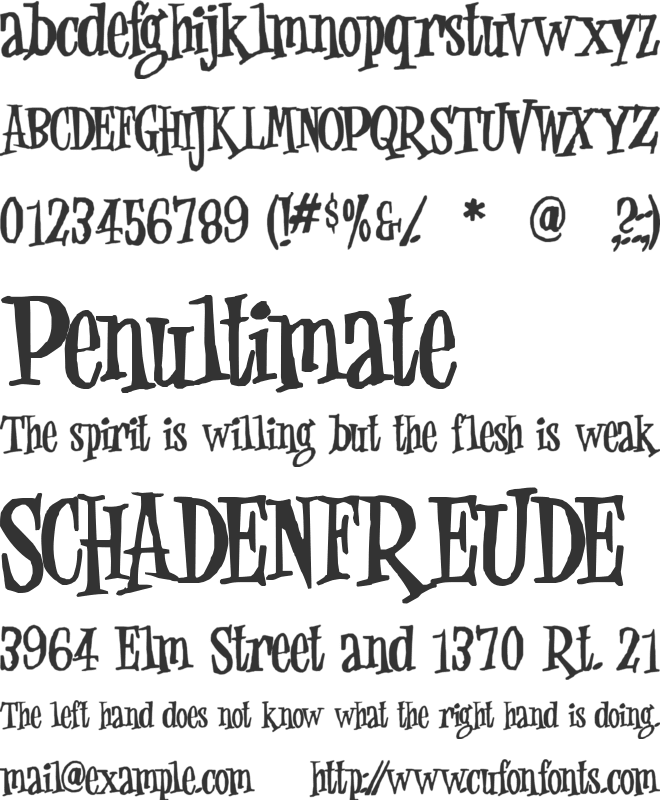 Jungle Juice font preview