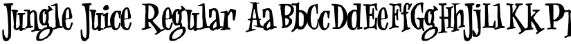 Jungle Juice Regular font