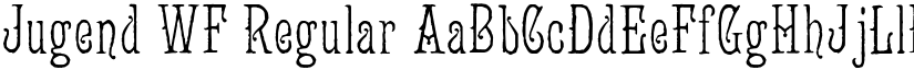Jugend WF Regular font
