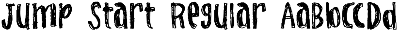 Jump Start Regular font