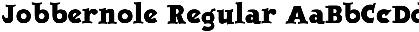 Jobbernole font download