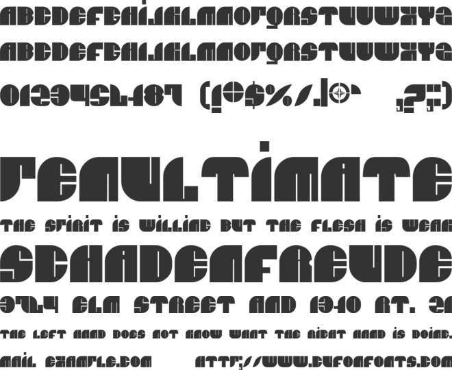 BN JNCO font preview