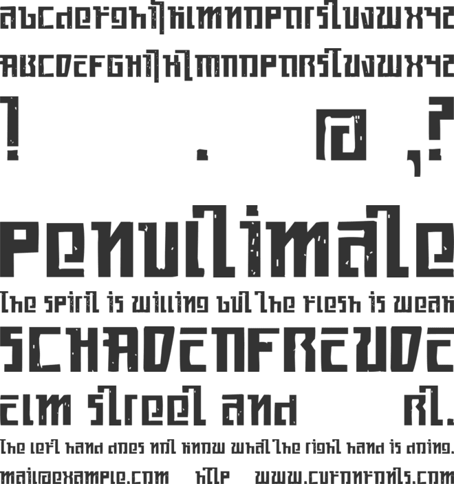 Kasikorn font preview