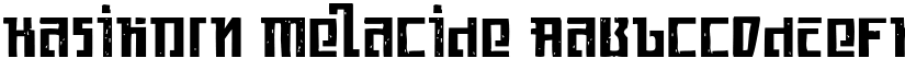 Kasikorn Metacide font