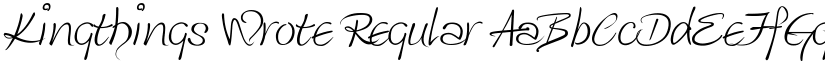 Kingthings Wrote font download