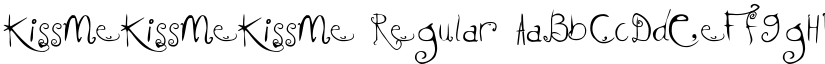 KissMeKissMeKissMe font download