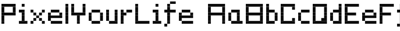 PixelYourLife font download
