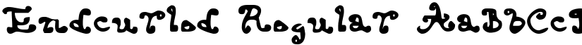 Endcurled font download