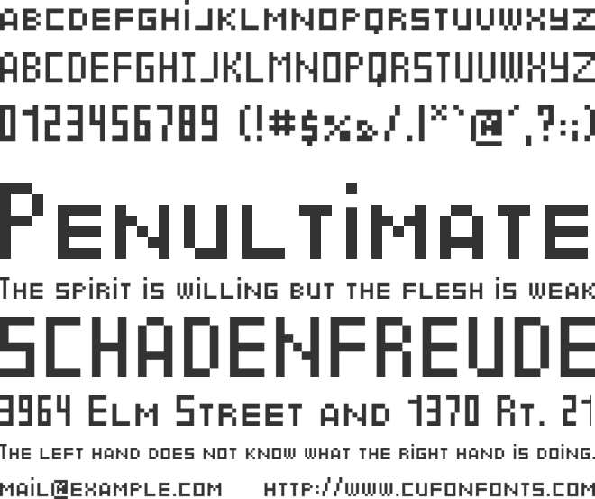 CyrBit font preview