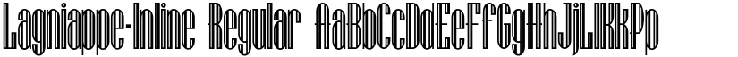 Lagniappe-Inline Regular font
