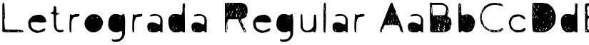 Letrograda Regular font